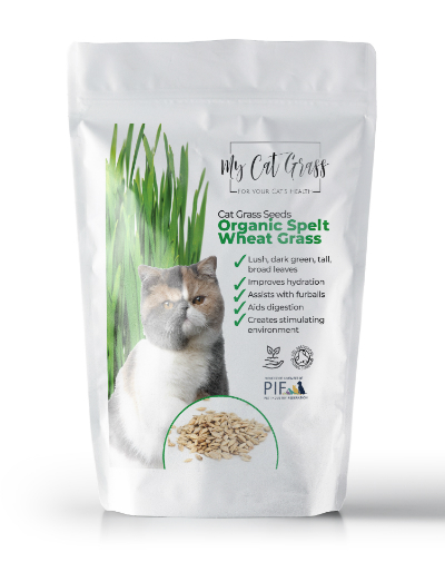 Cat Grass Seed Pouch - Spelt Wheat